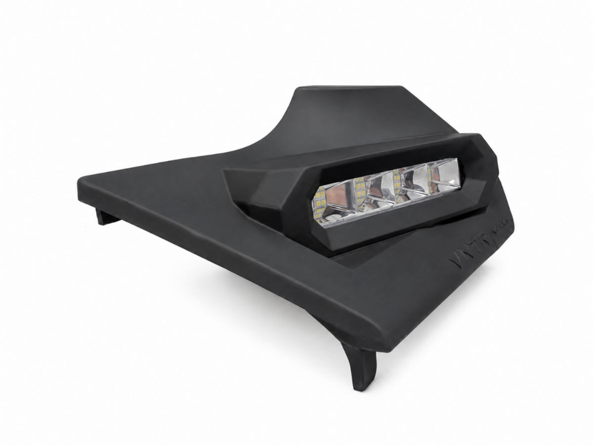 Toyota FJ Cruiser cowl light housing with integrated LED light