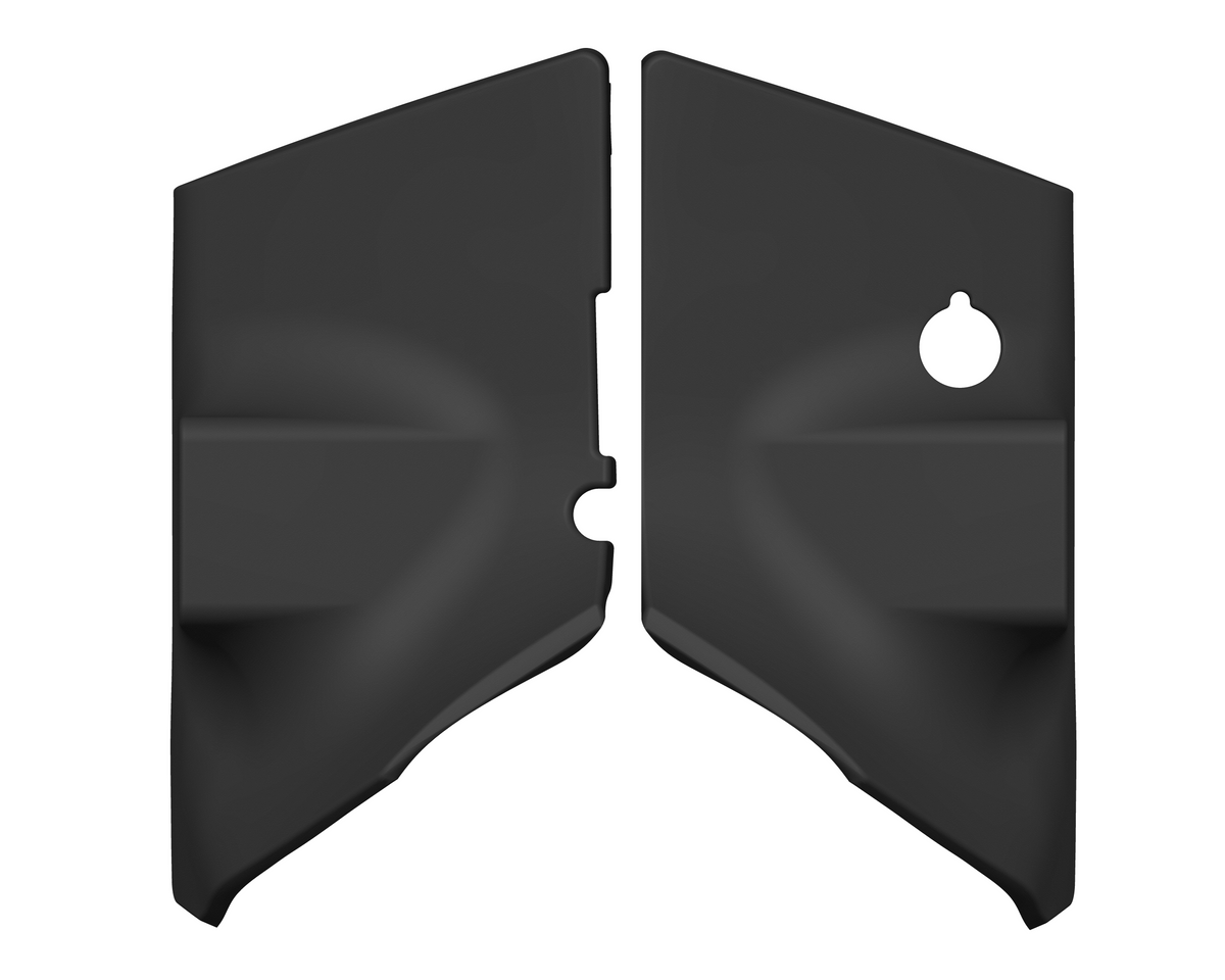 FJ Cruiser Baja Designs S1 0-degree cowl bundle, right-side antenna, left-side bracket clearance