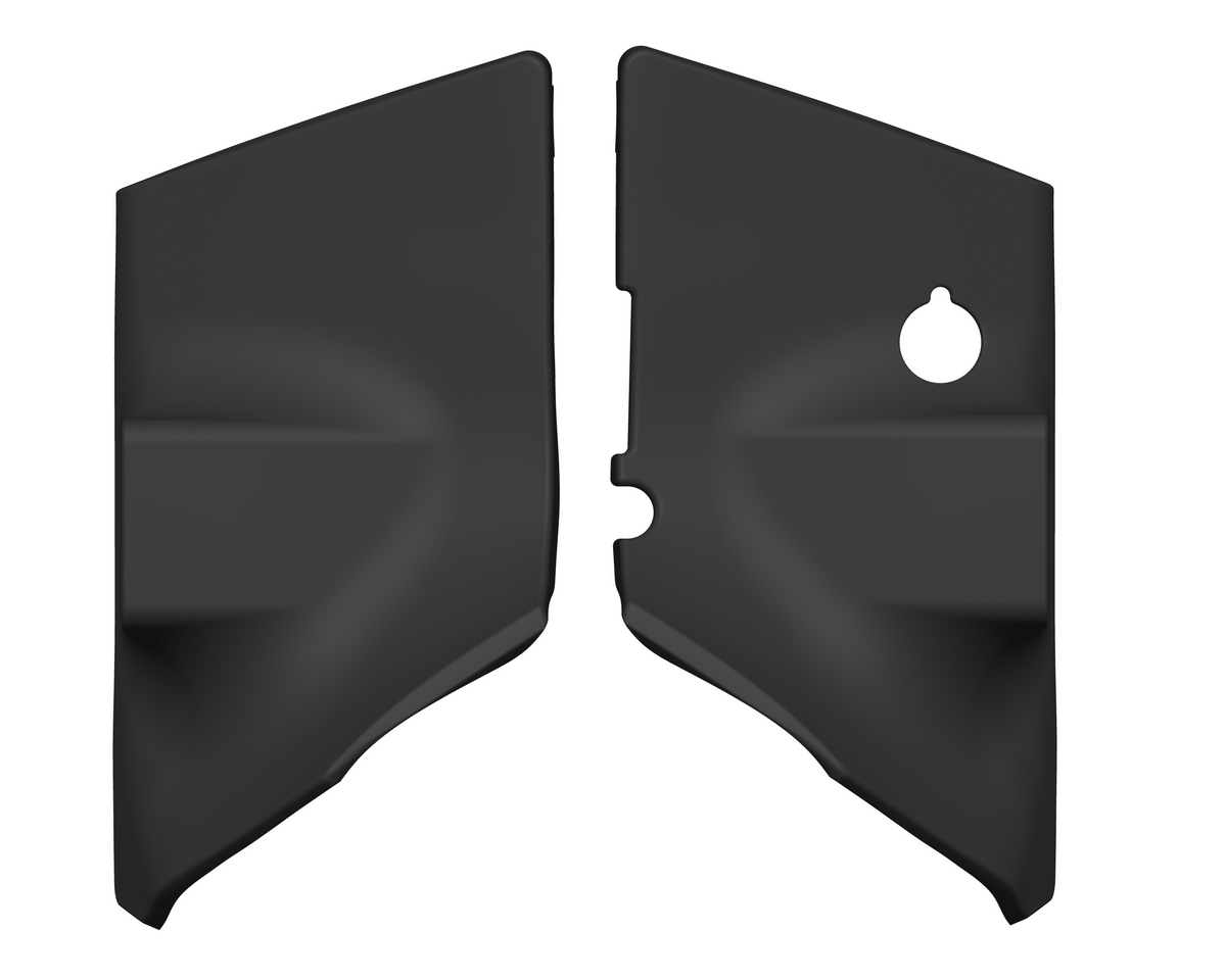 FJ Cruiser Baja Designs S1 0-degree cowl bundle, right-side antenna, right-side bracket clearance
