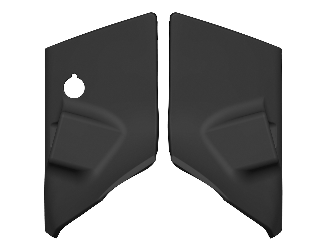 FJ Cruiser Baja Designs S1 15-degree angled cowl bundle, left-side antenna, no bracket clearance