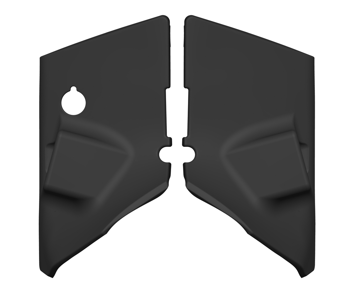 FJ Cruiser Baja Designs S1 15-degree angled cowl bundle, left-side antenna, bracket clearance on both sides