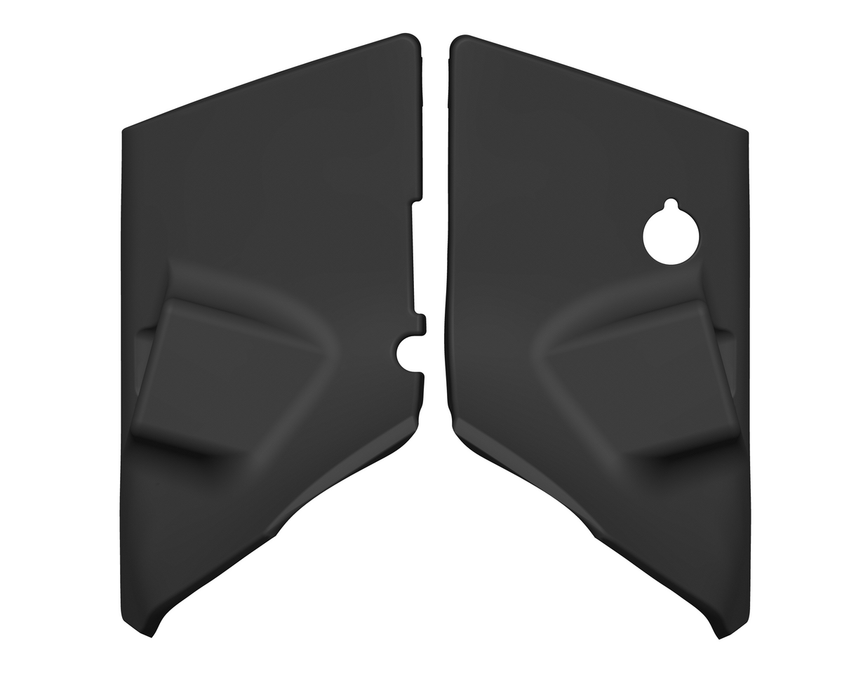 FJ Cruiser Baja Designs S1 15-degree angled cowl bundle, right-side antenna, left-side bracket clearance