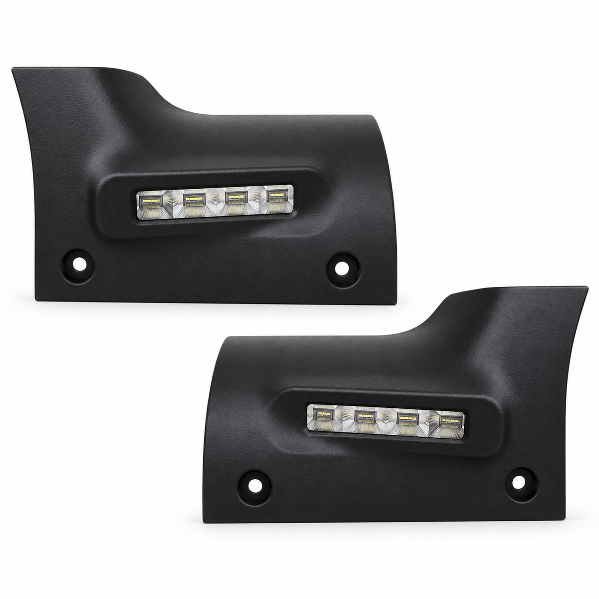 Jeep Wrangler JL / Gladiator JT Cowl Light System 15° Angled — Left + Right Bundle