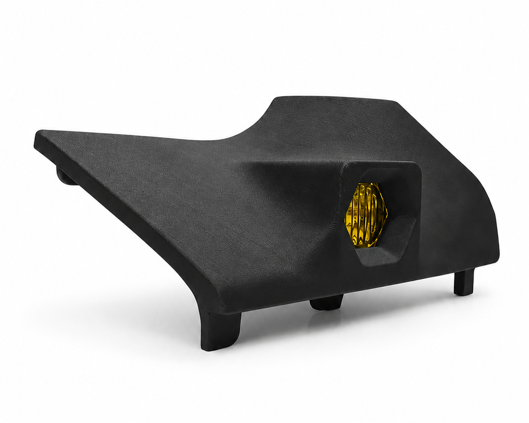 Toyota FJ Cruiser Baja Designs S1 0-degree cowl integration by VNTR WORKS