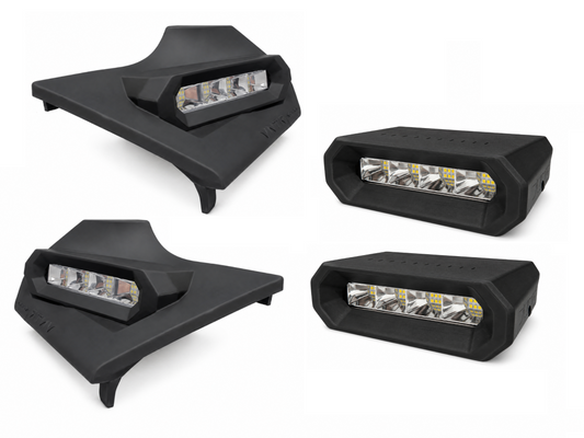 Toyota FJ Cruiser cowl and hood light bundle by VNTR WORKS