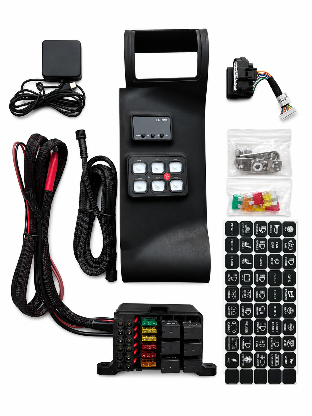 VNTR WORKS OEM+ cockpit integration system for Toyota FJ Cruiser assembly
