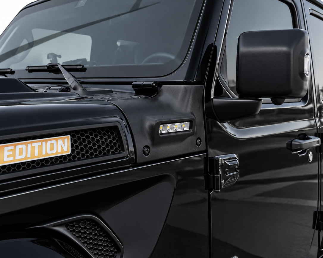 Jeep Wrangler JL / Gladiator JT Cowl Light System — Left + Right Bundle